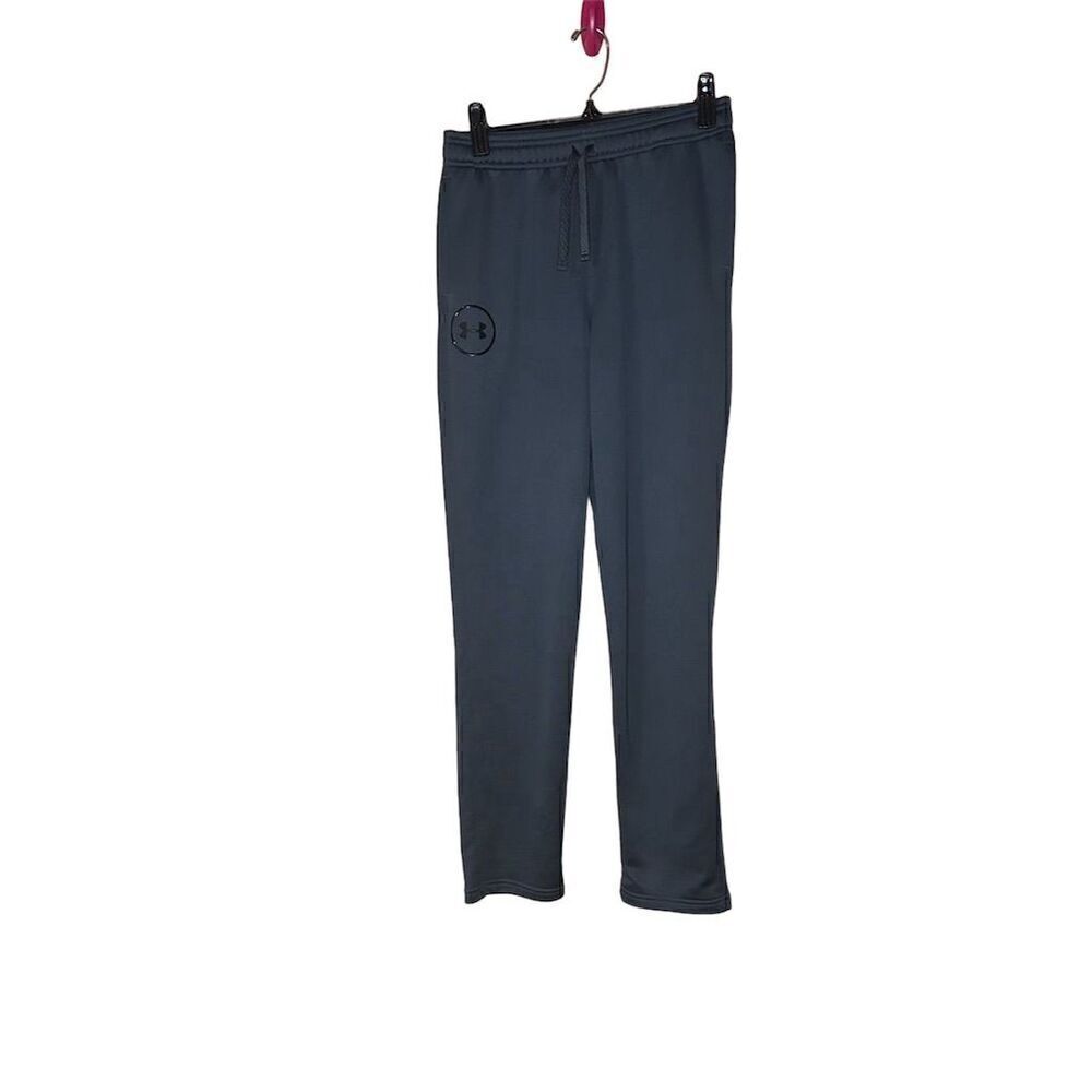 Under Armour youth Black Sweatpants Size L Athletic Activewear Elastic Waistband